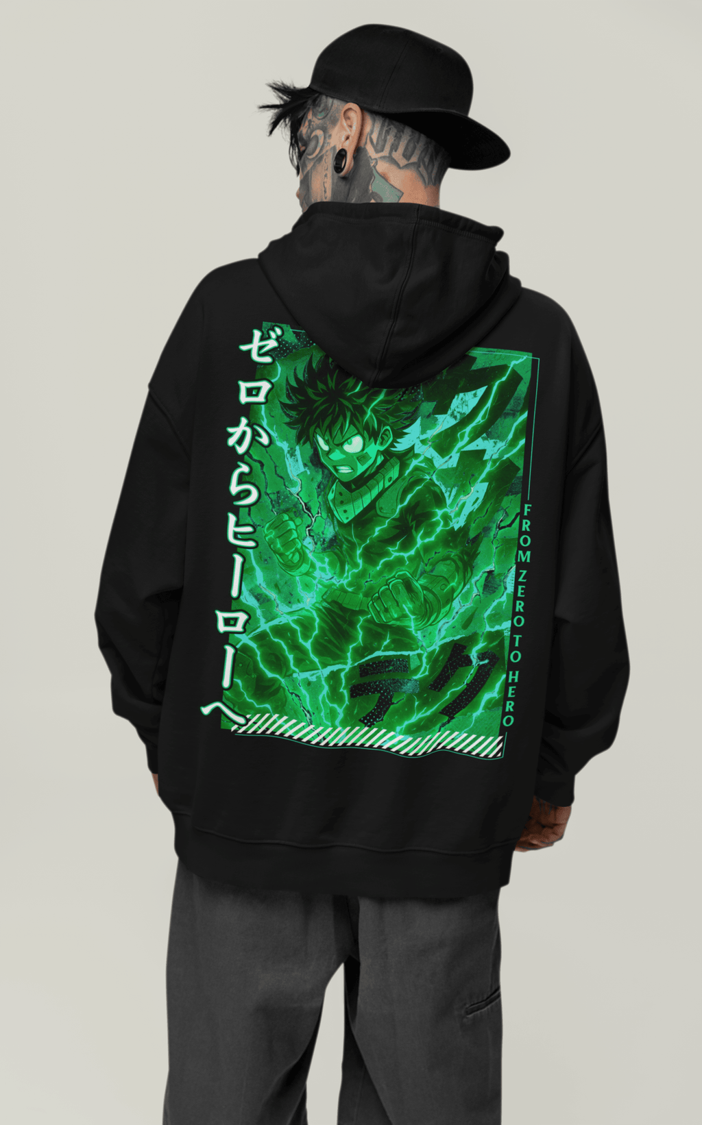 Oversized Hoodie - Power Unleashed