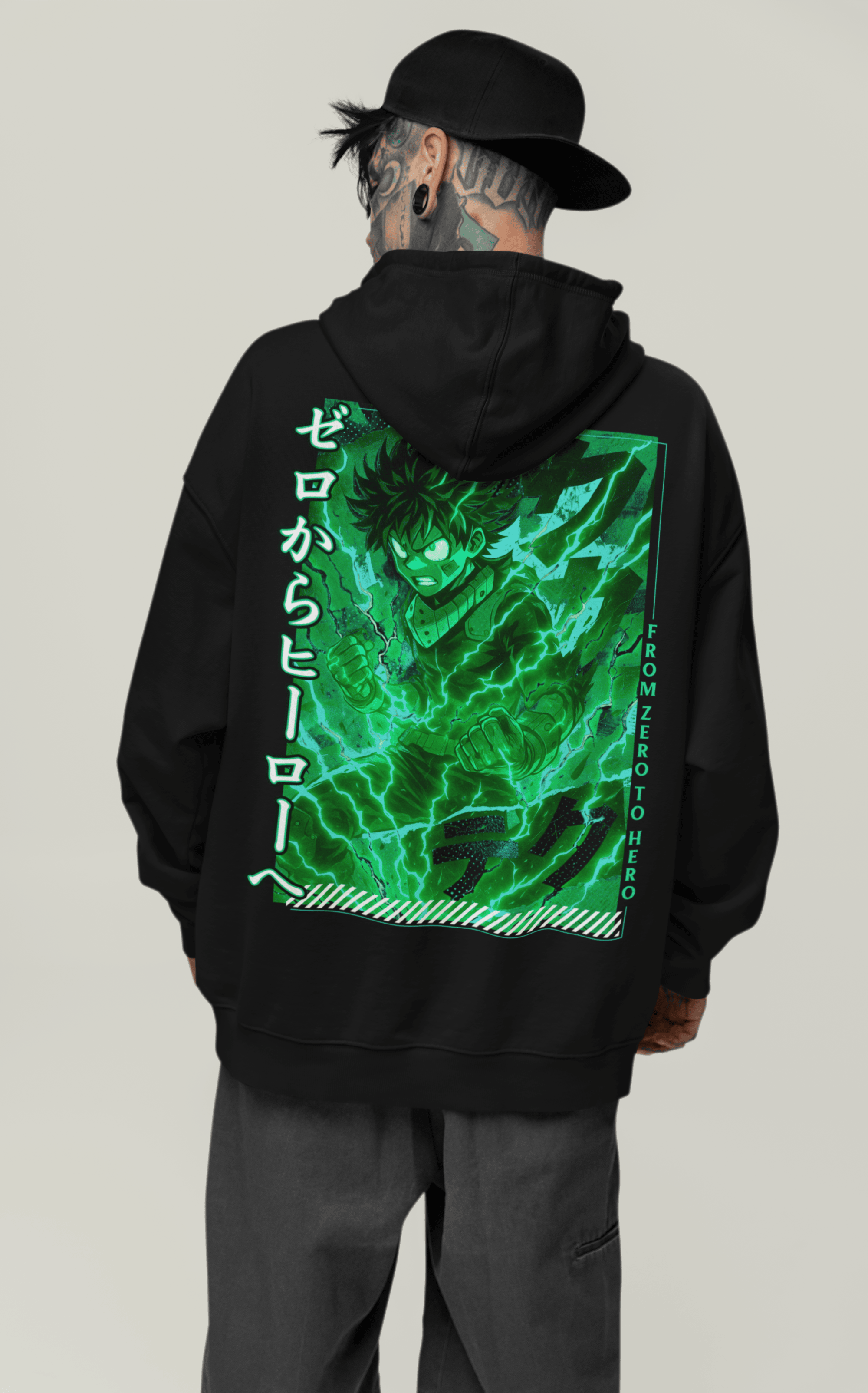 Oversized Hoodie - Power Unleashed