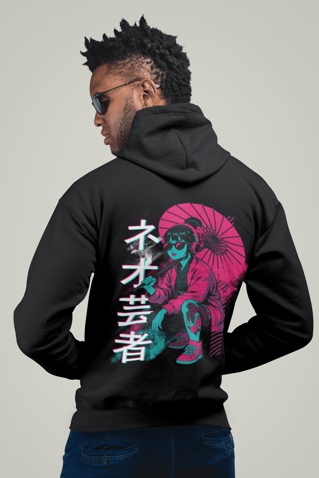 Hoodie - Neo Geisha | Urban Blossom