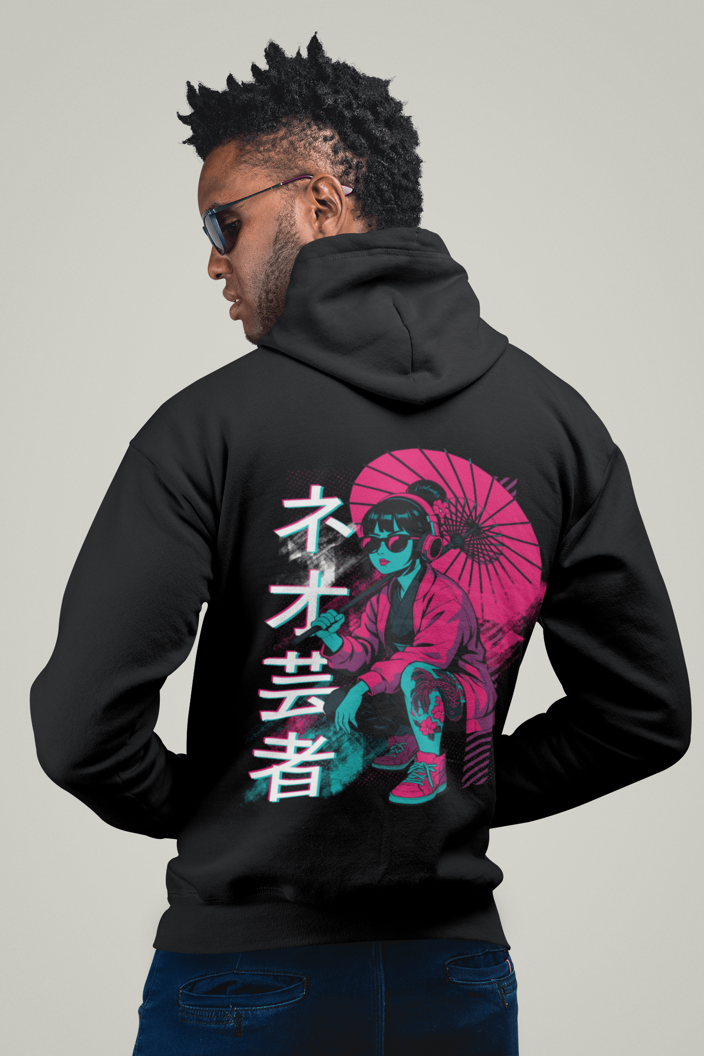 Hoodie - Neo Geisha | Urban Blossom