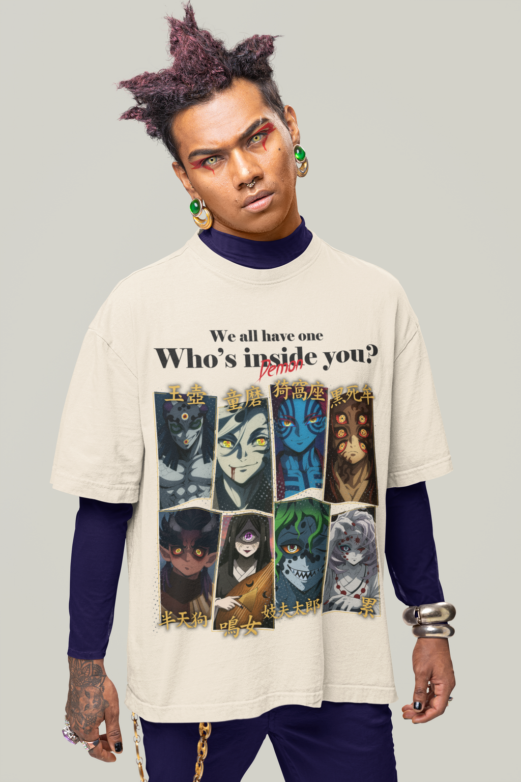 Oversized T-Shirt - Demon Inside